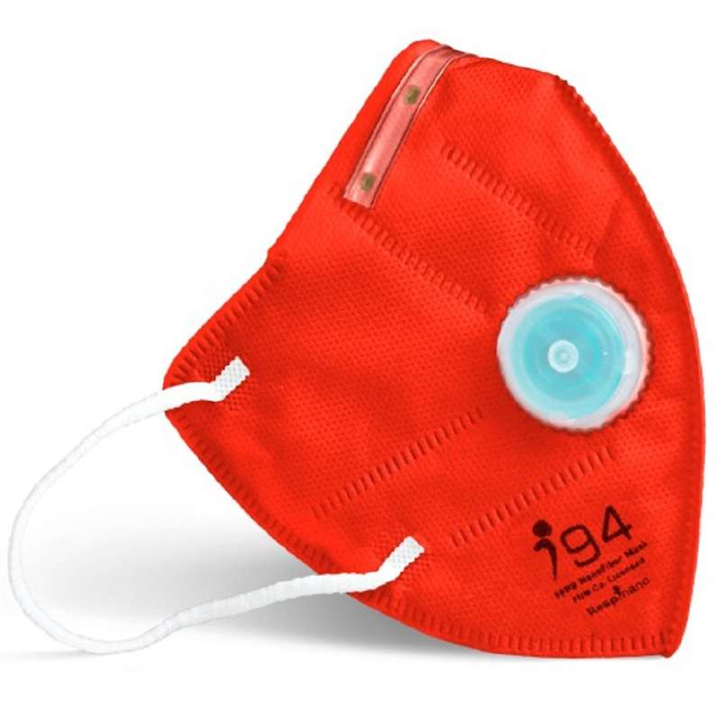 ماسک تنفسی ریما مدل سوپاپدار آنتی باکتریال FFP2 i94-N95 نانو کد AB-Kh بسته 5 عددی ماسک تنفسی ریما مدل سوپاپدار آنتی باکتریال FFP2 i94-N95 نانو کد AB-Kh بسته 5 عددی