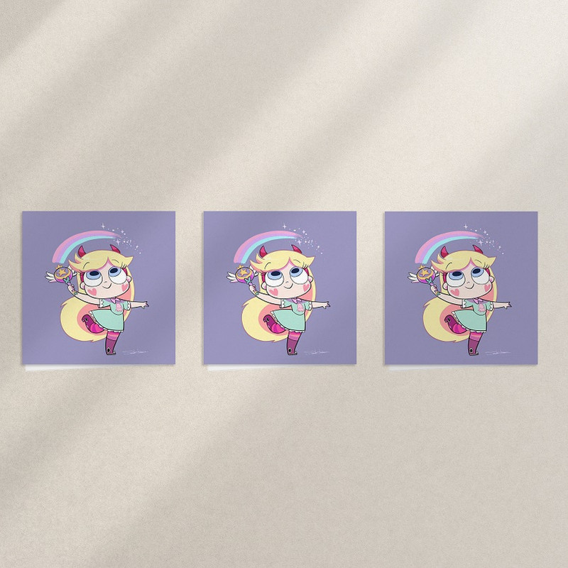 کارت پستال مدل استار مجموعه 3 عددی