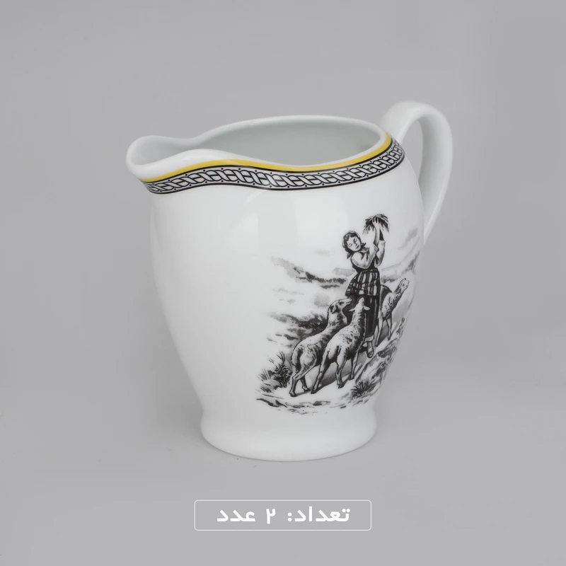 عکس شماره 10 : سرویس چینی 102 پارچه غذا خوری چینی زرین ایران سری ایتالیا اف مدل ویلیج درجه یک