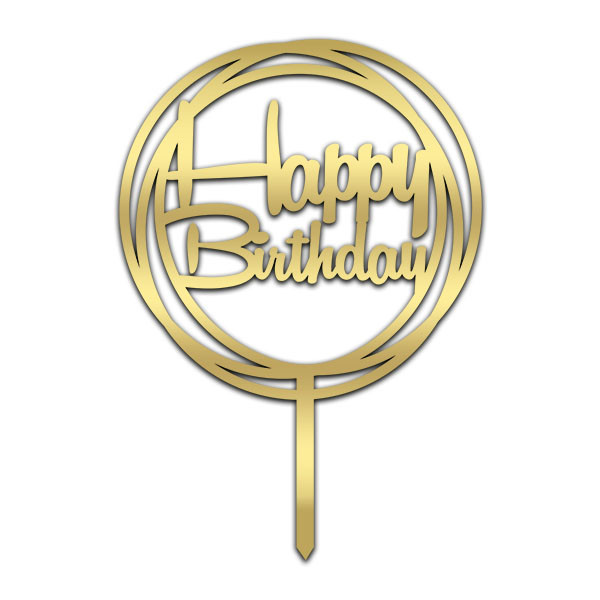 تاپر کیک مدل Happy Birthday کد owj13