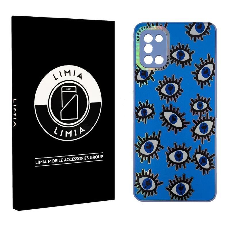 کاور لیمیا مدل فانتزی لنزدار طرح عروسکی شبرنگی مناسب برای گوشی موبایل سامسونگ Galaxy A31