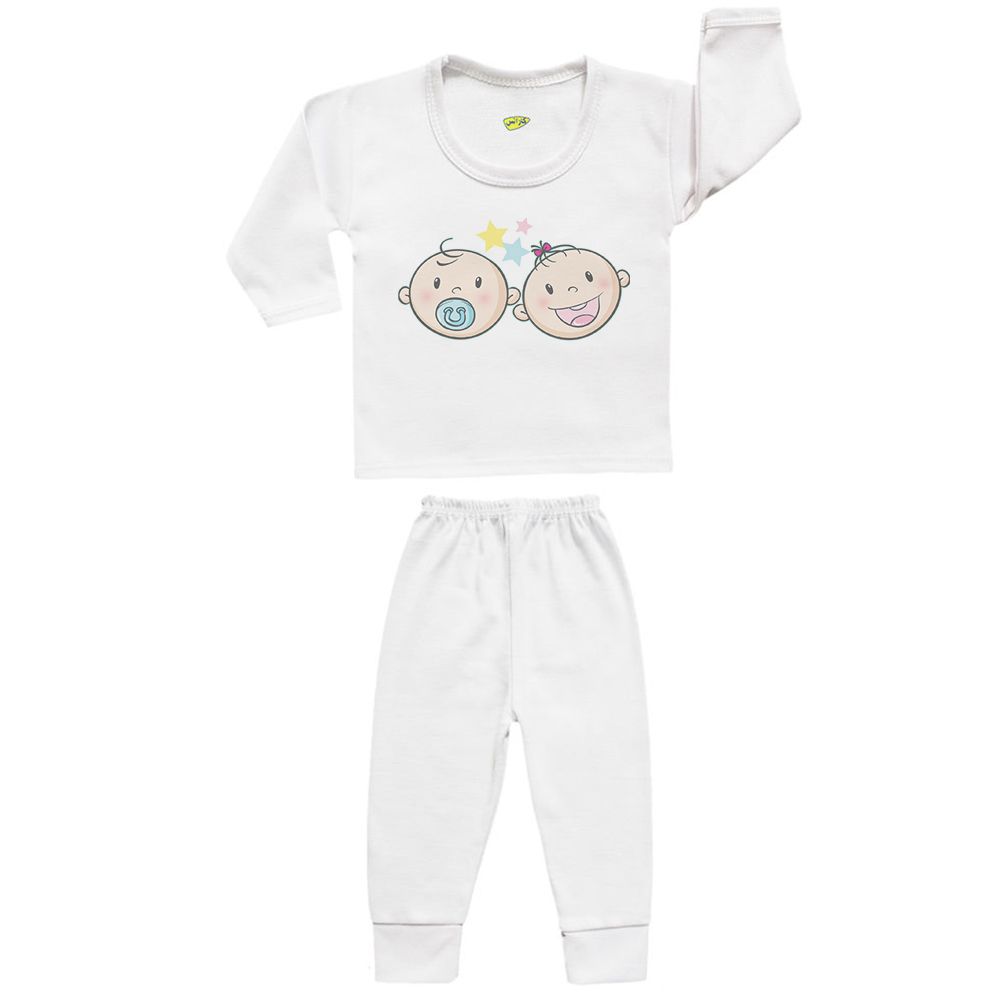 ست تی شرت و شلوار نوزادی کارانس مدل SBS-3003
