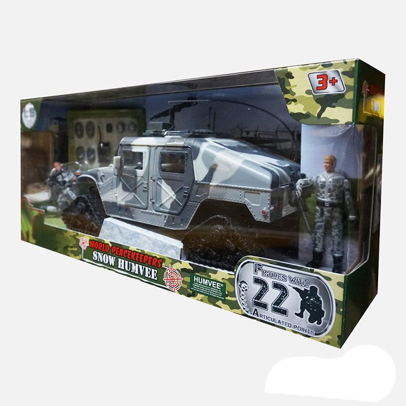 ست اسباب بازی جنگی مدل anow humvee کد 77054