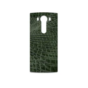 MAHOOT Green-Crocodile-Leather Cover Sticker for LG V10