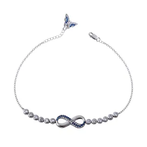     دستبند نقره زنانه بازرگانی میلادی کد DP_132