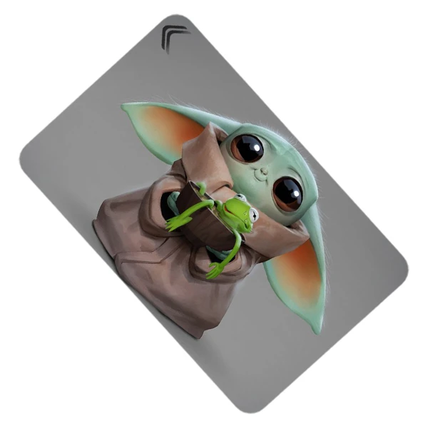 استیکر کارت طرح بیبی یودا Baby Yoda مدل CAC902-K-G1-97