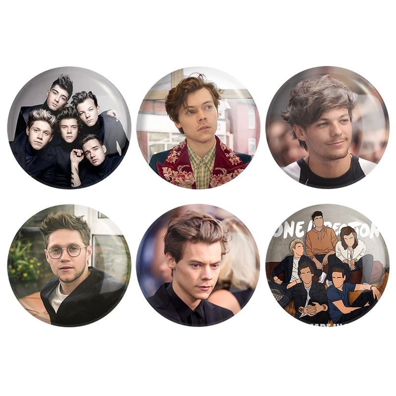 مگنت خندالو طرح گروه وان دایرکشن One Direction کد 1078A مجموعه 6 عددی
