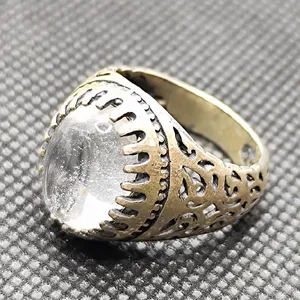 انگشتر نقره مردانه مدل سنگ در نجف کد 75