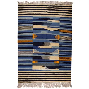 گلیم دستبافت سه متری مدل دکوراتیو کد A-A14052