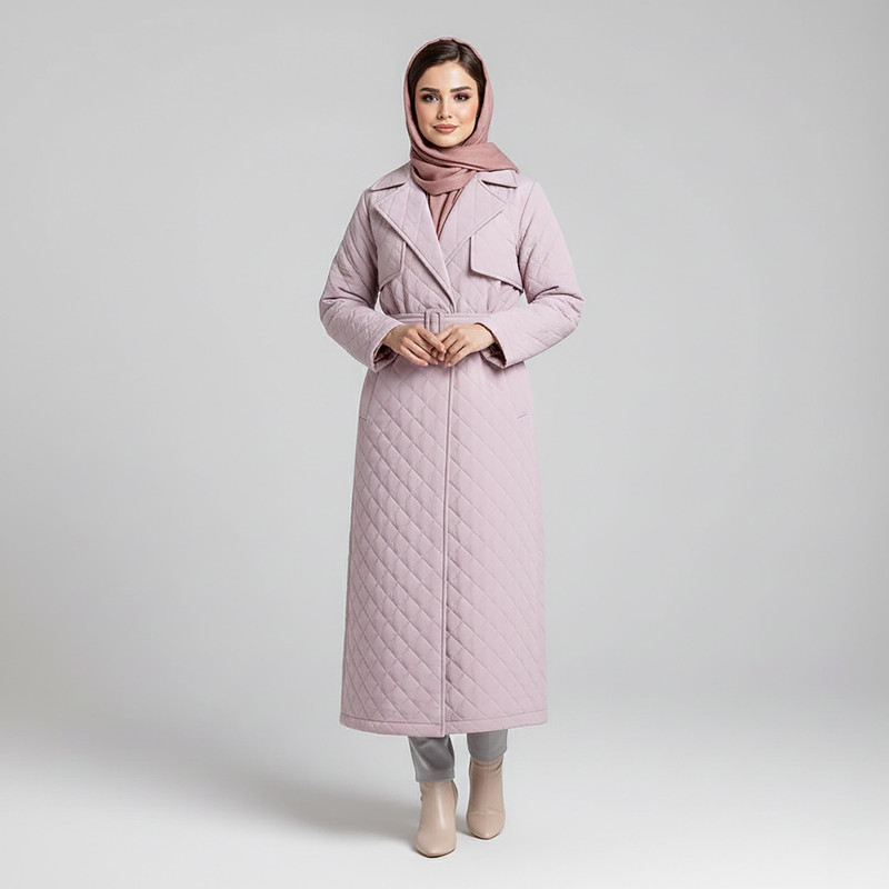 کاپشن بلند زنانه السانا مدل ماهکان کد 2438