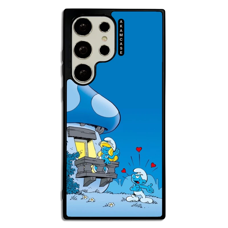 کاور آکام مدل AMC-WSGS23U-SMURFS-4 مناسب برای گوشی موبایل سامسونگ Galaxy S23 Ultra