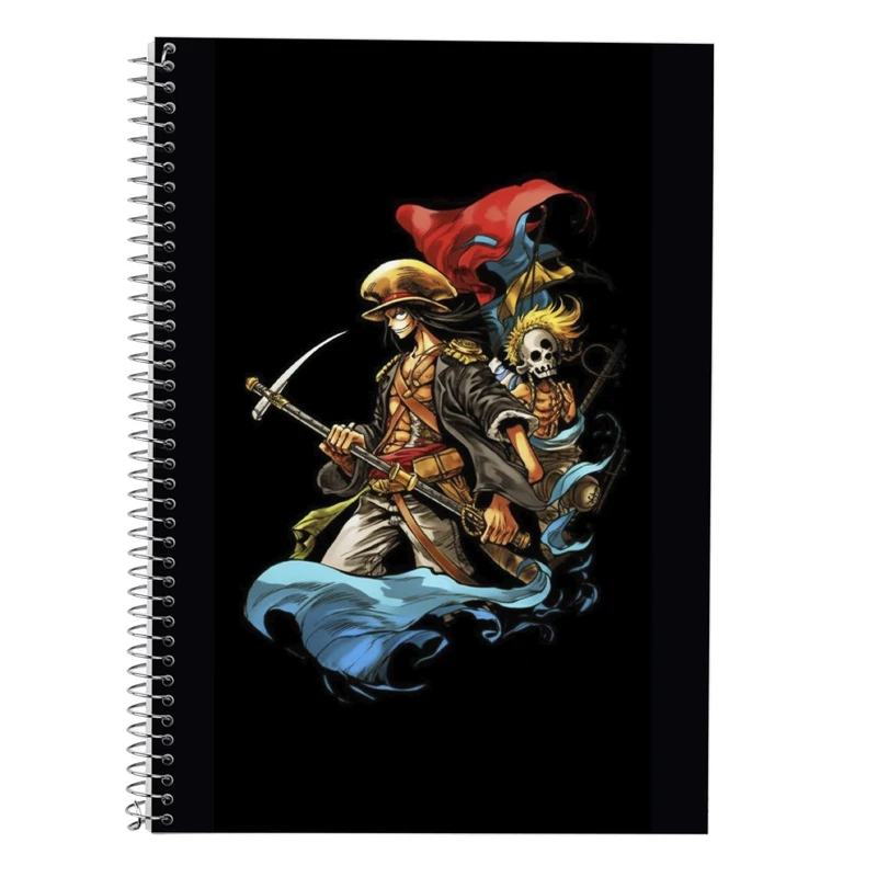 دفتر زبان 50 برگ مدوپد مدل سه خط طرح وان پیس One Piece کد DF10754