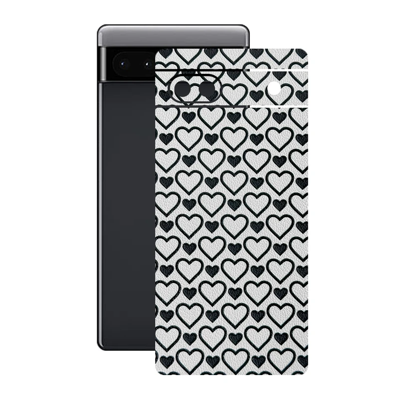 برچسب پوششی ریمکس مدل Leth طرح قلب مناسب برای گوشی موبایل گوگل Pixel 6a