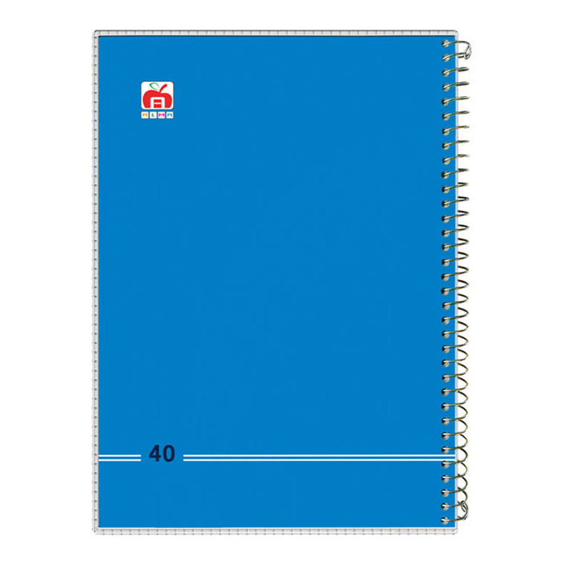 دفتر 40 برگ آلما مدل کلاسیک طرح طلقی کد 7484