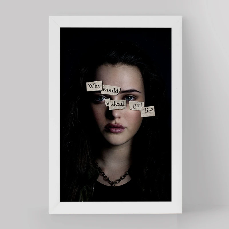 تابلو خندالو مدل هانا بیکر 13دلیل برای اینکه Reasons Why13 کد 20333