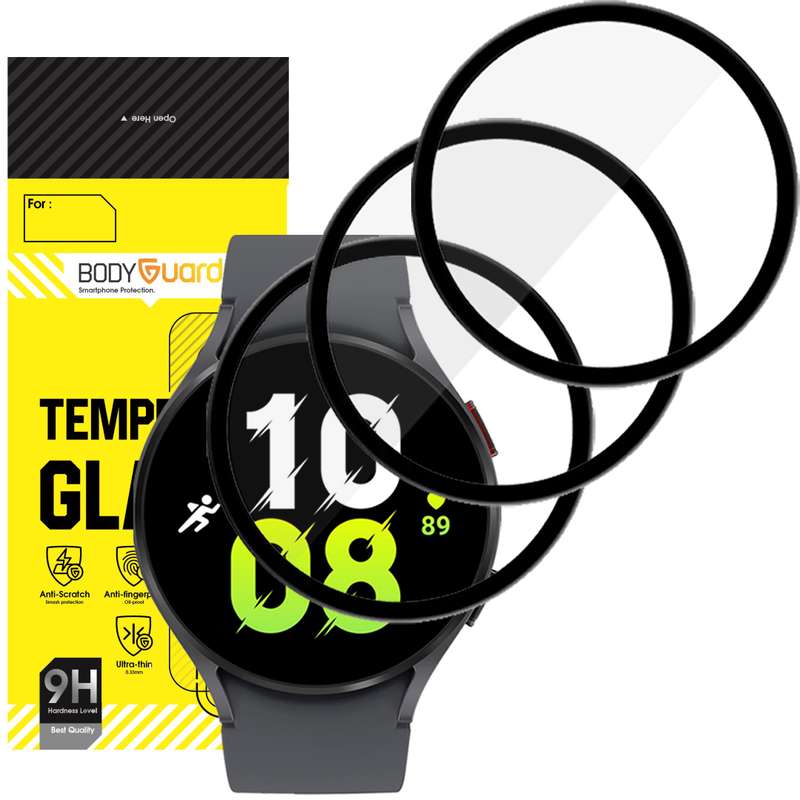 محافظ صفحه نمایش بادیگارد مدل PMMA مناسب برای ساعت هوشمند سامسونگ Galaxy Watch 5 44mm R915 بسته 3 عددی