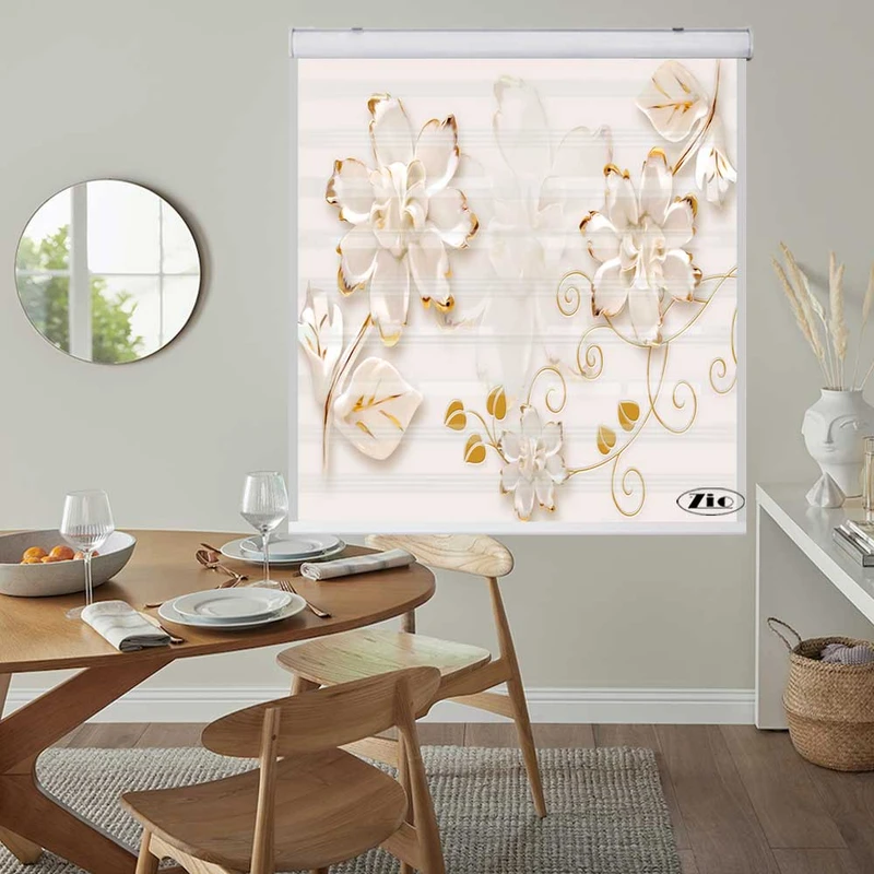 پرده زبرا زیو کد 3D1392 سایز 150x200 سانتی متر