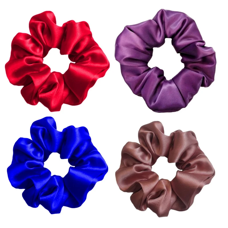 کش مو زنانه مدل اسکرانچی بسته 4 عددی