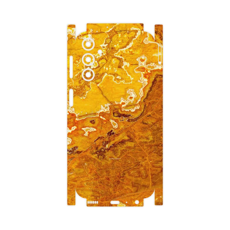 برچسب پوششی ماهوت مدل Gold Marble-FullSkin مناسب برای گوشی موبایل سامسونگ Galaxy A24