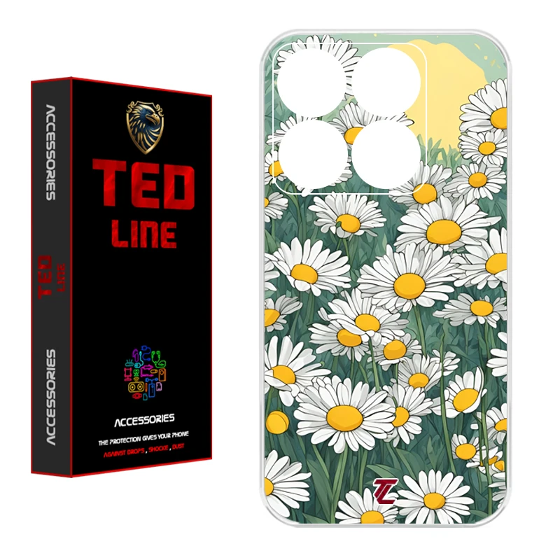 کاور تدلاین طرح گل بابونه کد 1141 مناسب برای گوشی موبایل شیائومی Mi 14T / 14T Pro