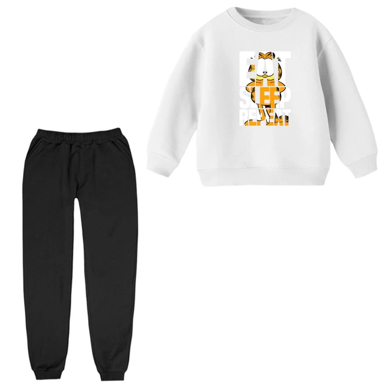 ست سویشرت و شلوار راحتی بچگانه مدل برنامه گارفیلد  