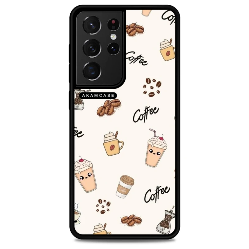 کاور آکام مدل AMC-WSGS21U-COFFEE-5 مناسب برای گوشی موبایل سامسونگ Galaxy S21 Ultra