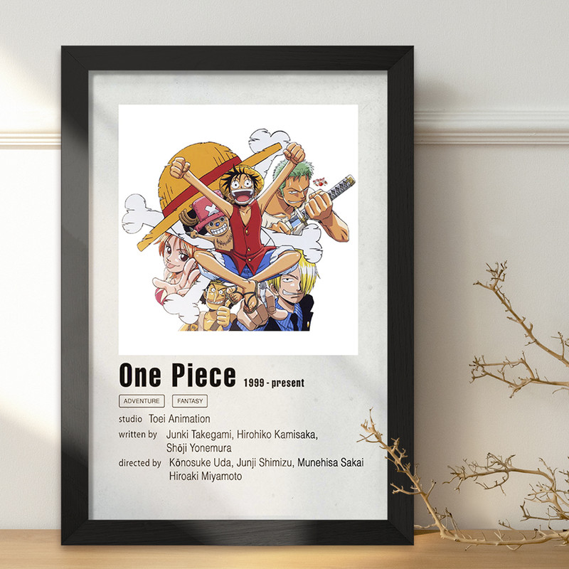 تابلو خندالو مدل انیمه وان پیس (One Piece) کد F11263