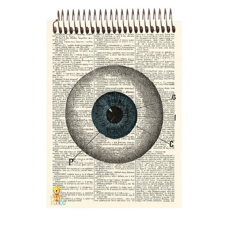 دفتر شطرنجی 100 برگ بانیبو مدل چشم 2761