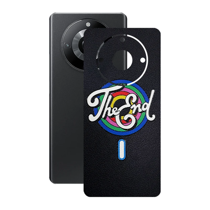 برچسب پوششی ریمکس مدل Leth طرح THE END مناسب برای گوشی موبایل ریلمی 11 Pro Plus