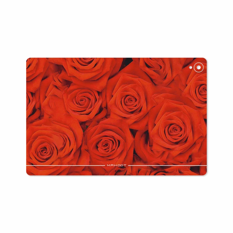 برچسب پوششی ماهوت مدل Red-Flower مناسب برای تبلت هوآوی Mediapad M6 10.8 2019