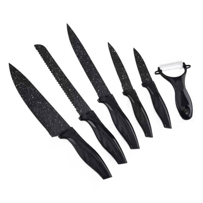 سرویس چاقو آشپزخانه 6 پارچه مدل سوئیسی 