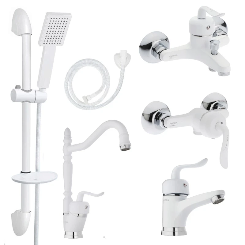 ست شیرآلات نایریکا مدل قاجاری کد W-02 یونیکا T مجموعه 6 عددی