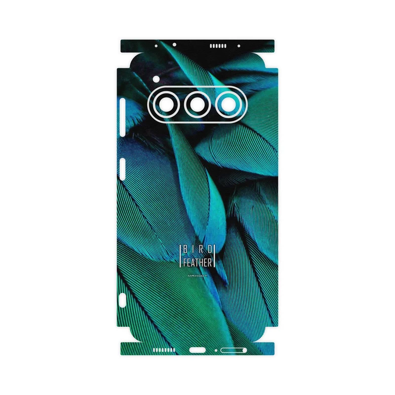 برچسب پوششی ماهوت مدل Green Feather-FullSkin مناسب برای گوشی موبایل داریا Bond II 5G