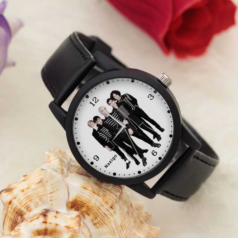 ساعت مچی عقربه ای ناکسیگو مدل My Chemical Romance کد LF14273 ساعت مچی عقربه ای ناکسیگو مدل My Chemical Romance کد LF14273