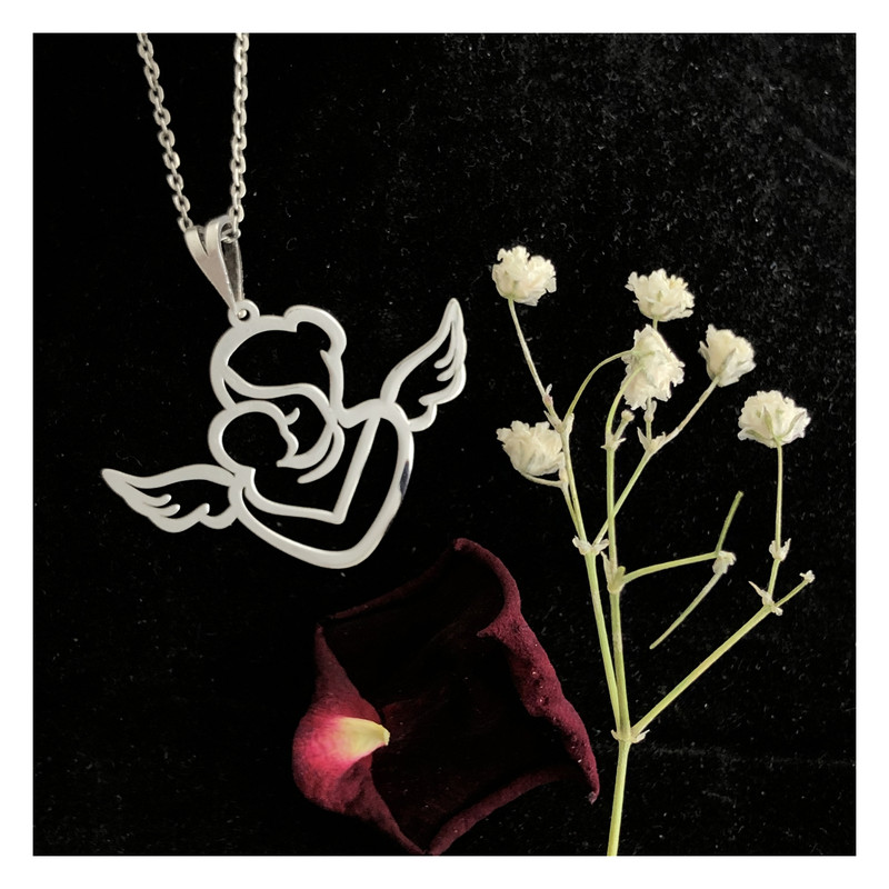 گردنبند نقره زنانه مدل اسم مادر در قلب کد G-76 گردنبند نقره زنانه مدل اسم مادر در قلب کد G-76