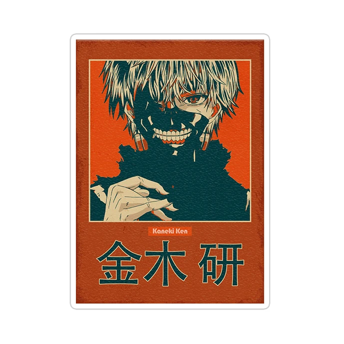 استیکر تزئینی موبایل و تبلت ماسا دیزاین مدل AS088 ANIME