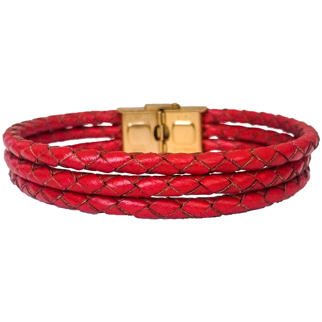 دستبند چرم وارک مدل دایان کد rb313