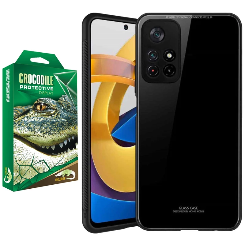 کاور کروکودیل مدل C-PSHT-GLS مناسب برای گوشی موبایل شیائومی Poco M4 Pro 4G