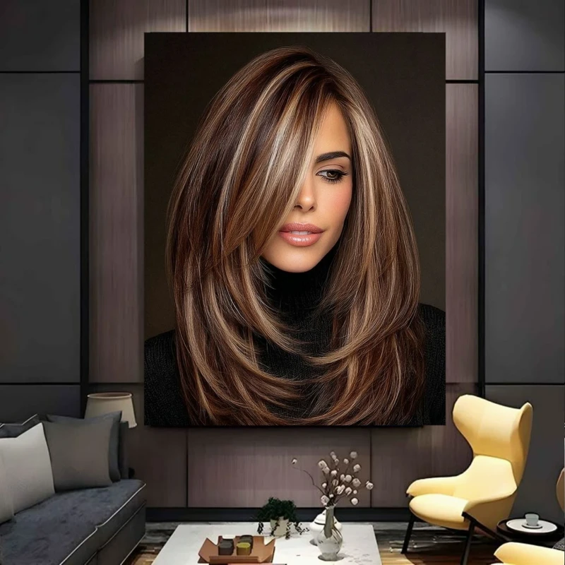 پوستر طرح آرایشگاه زنانه مدل موی زیبا کد FP106359