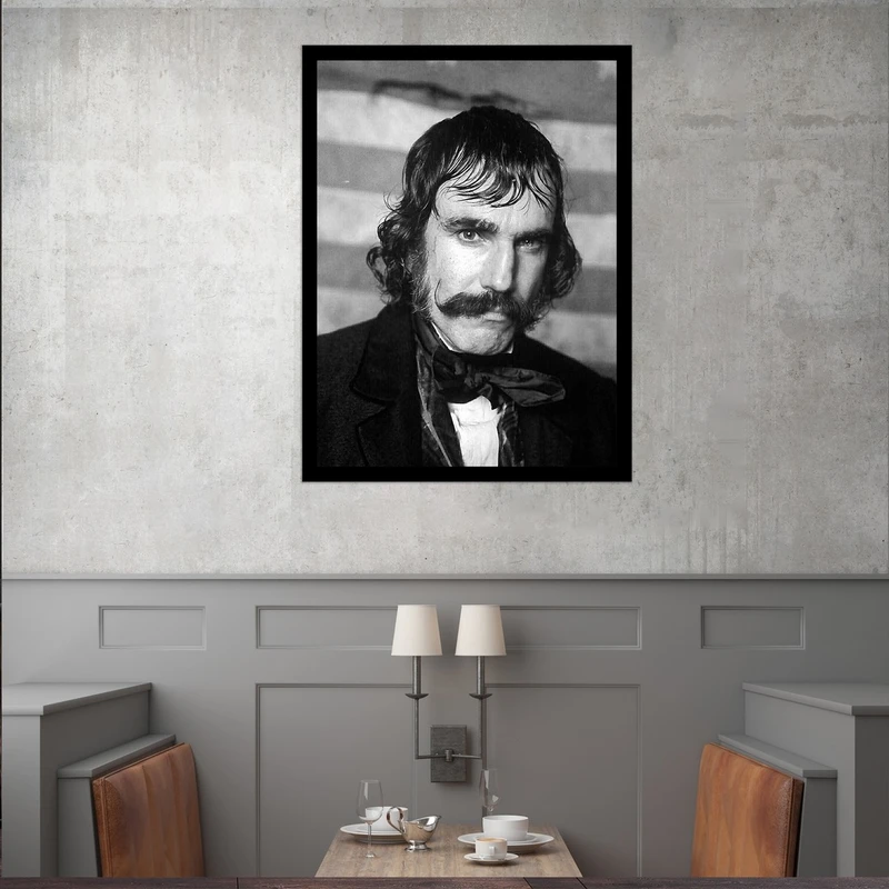 تابلو بکلیت طرح مشاهیر سینمای جهان دنیل دی لوئیس مدل قاب شاسی B-S9682