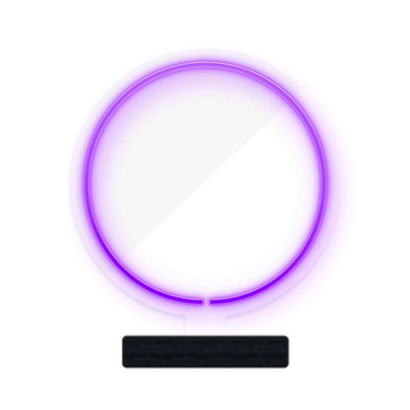 چراغ رومیزی ریموت دار مدل CIRCLE-GL_PR-GLASS