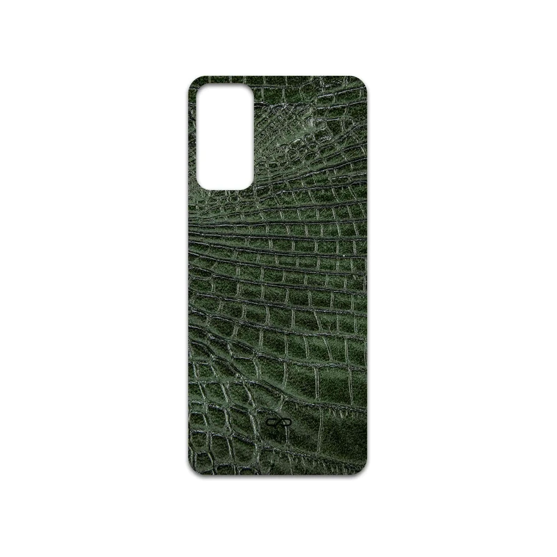 برچسب پوششی ماهوت مدل Green-Crocodile-Leather مناسب برای گوشی موبایل سامسونگ Galaxy F13
