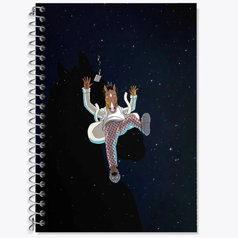 دفتر لغت 50 برگ خندالو مدل سریال بوجک هورسمن Bojack Horseman کد 1137