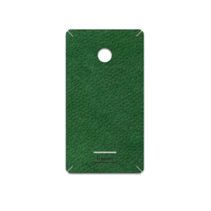 MAHOOT Green-Leather Cover Sticker for Microsoft Lumia 532