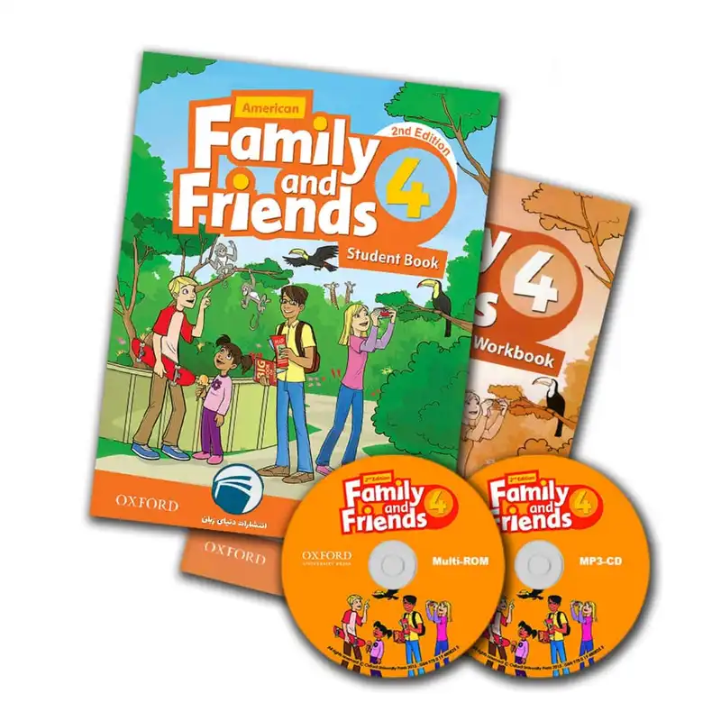 کتاب American Family and Friends 4 Second Edition اثر Naomi Simmons انتشارات دنیای زبان