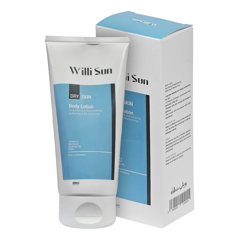 لوسیون بدن ویلی سان مدل بادام عسل و ویتامین حجم 200 میلی لیتر