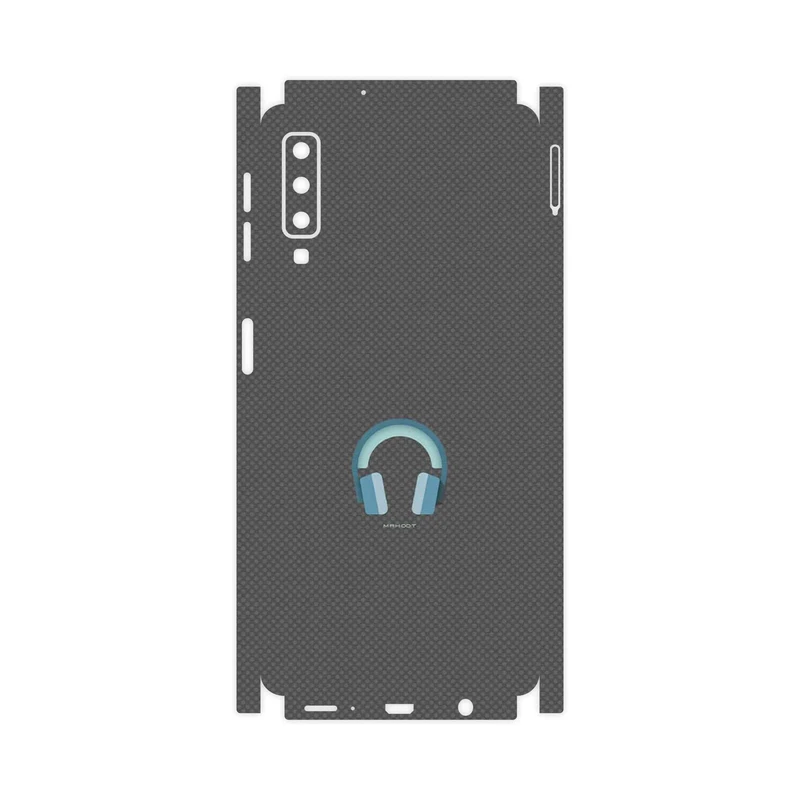 برچسب پوششی ماهوت مدل Minimal Headphone Icon-FullSkin مناسب برای گوشی موبایل سامسونگ Galaxy A7 2018