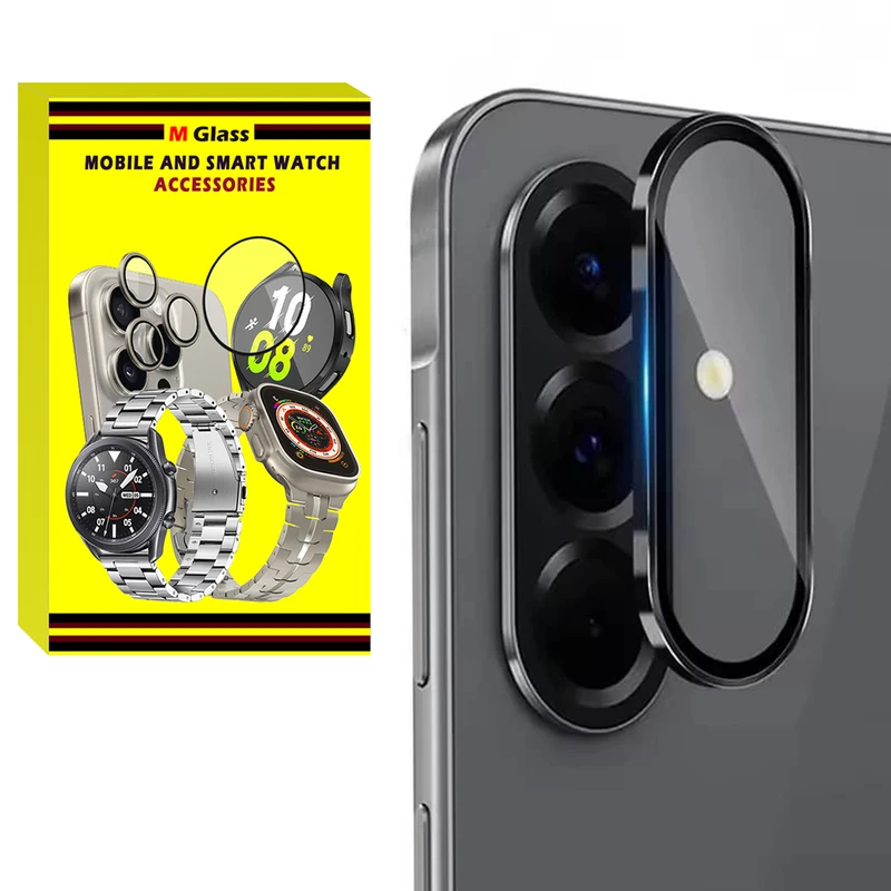 محافظ لنز دوربین فلزی ام‌گلس مدل RNG MTL MG مناسب برای گوشی موبایل سامسونگ Galaxy A17 / A26 / A36 / A56