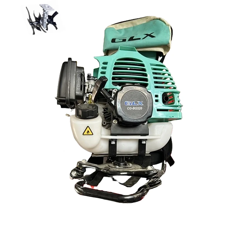 علف  زن پشتی جی ال ایکس مدل CG-BG520 به همراه الحاقی رو تیواتور