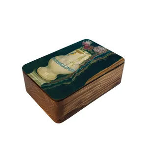 جعبه هدیه چوبی آزاکو مدل BR3-014